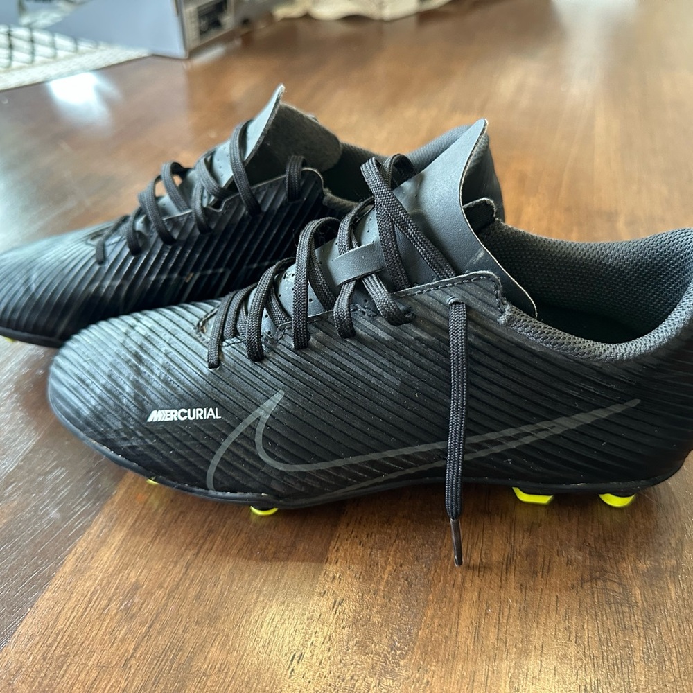 Nike Mercurial Black Athletic Shoes